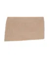 Givenchy Mini Asymmetric Skirt In Alpaca Bouclette Wool In Pumice Beige