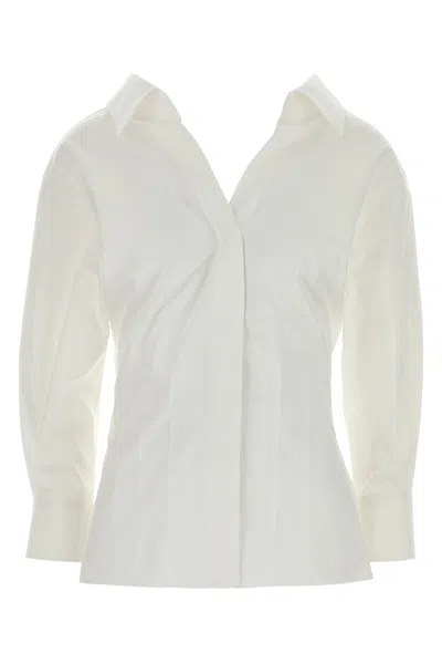 GIVENCHY CAMICIA IN POPELINE BIANCO  DONNA