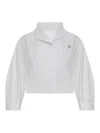 Givenchy Women Cropped Poplin Shirt In White