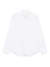 Givenchy Classic White Shirt With Button-down Collar And Curved Hem In White