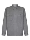 Givenchy Patch Pockets Shirt In Grey