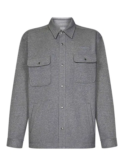 Givenchy Cotton Shirt In Grey