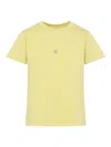 Givenchy Back Bow T-shirt In Yellow