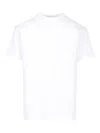 Givenchy Men White Crew Neck T-shirt With Logo On Front And Back In Cotton Man In White