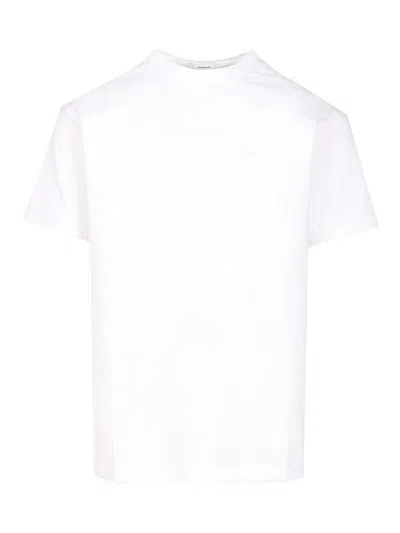Givenchy Men White Crew Neck T-shirt With Logo On Front And Back In Cotton Man