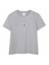 Givenchy Melange Grey T-shirt With 4g Logo In White
