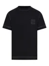 Givenchy 4g Patch Crewneck T-shirt In Black