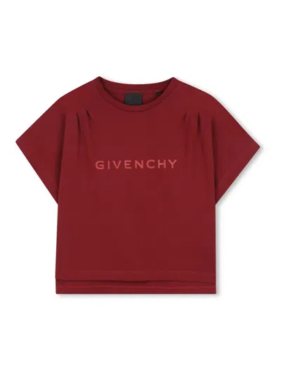 Givenchy Kids' T-shirt With Logo In Red