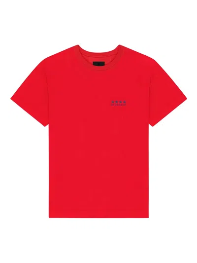 Givenchy Cotton T-shirt In Red