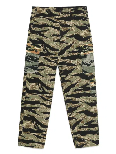 GIVENCHY CAMO PRINT CARGO TROUSERS