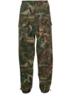 Givenchy Pantaloni Camouflage In Brown