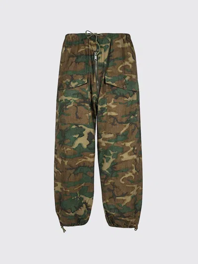 Givenchy Military Cotton Pants In Gray