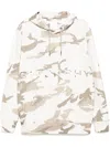 Givenchy Camouflage-pattern Logo-printed Hoodies In Neutrals