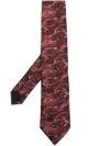 GIVENCHY CAMOUFLAGE-PATTERN SILK TIE