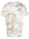 Givenchy Camouflage-print Cotton T-shirt In Neutrals