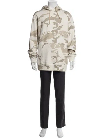 Pre-owned Givenchy Camouflage Print Crew Neck Hoodie In Neutral