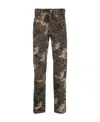 Givenchy Distressed Camouflage-pattern Slim-fit Straight-leg Jeans In Black