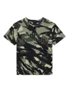 Givenchy Camouflage Print T-shirt In Green