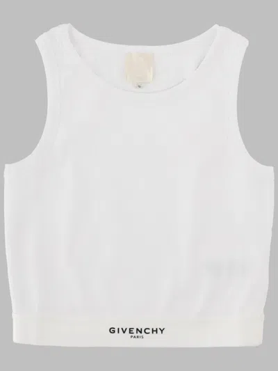 Givenchy Canotta A Costine In White