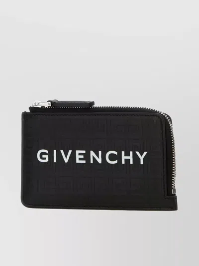 Givenchy Canvas And Leather G-cut 4g Card Holder
