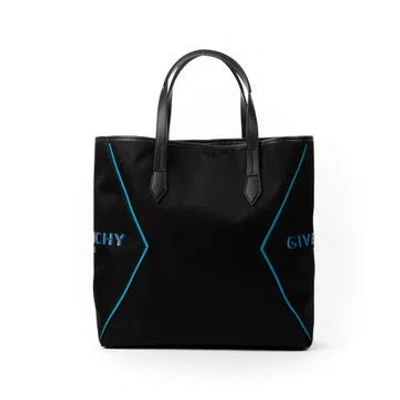 Pre-owned Givenchy Canvas Cabas Tote In Black