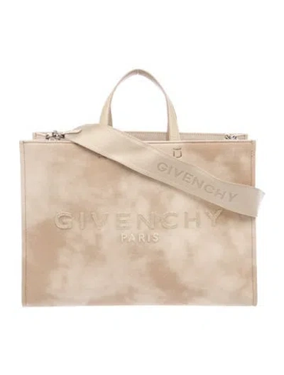Pre-owned Givenchy Canvas Crossbody Bag In Neutrals