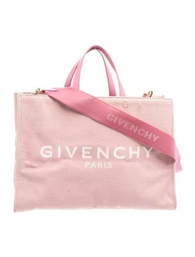 Pre-owned Givenchy Canvas Crossbody Bag In Pink