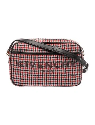 Pre-owned Givenchy Canvas Crossbody Bag In Red