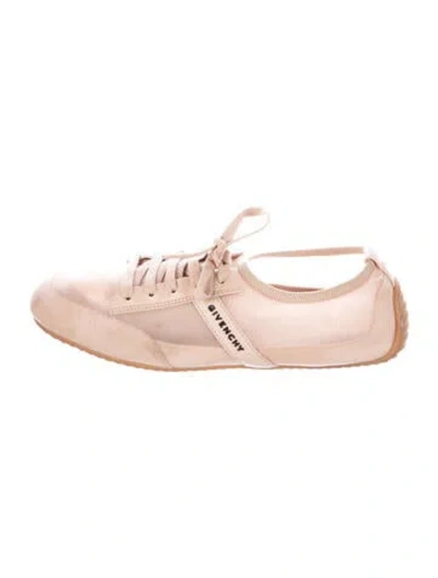 Pre-owned Givenchy Canvas Flats In Neutrals/pink