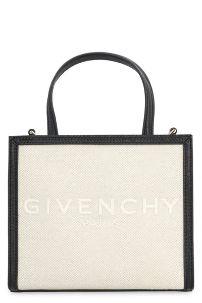 Givenchy Canvas G Tote Bag In Beige