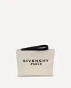 Givenchy Canvas Pochette In Sand