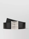 GIVENCHY CANVAS REVERSIBLE BELT WITH RECTANGULAR BUCKLE