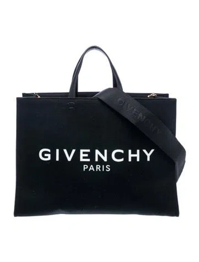 Pre-owned Givenchy Canvas Shoulder Bag In Blue