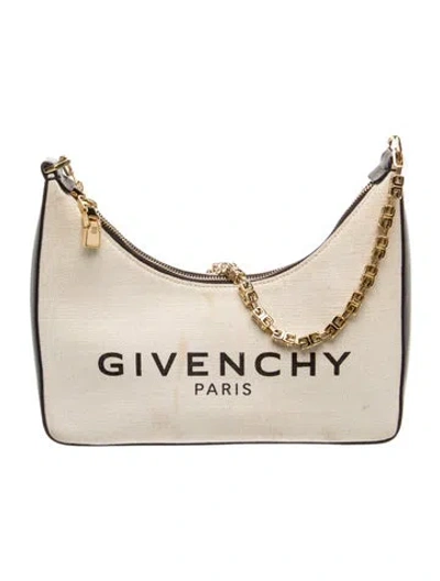 Pre-owned Givenchy Canvas Shoulder Bag In Neutral