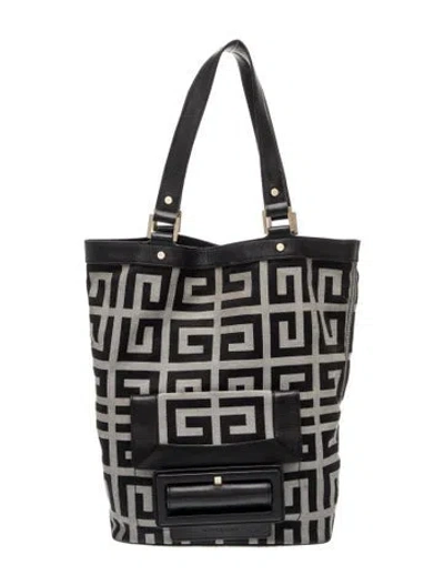 Pre-owned Givenchy Canvas Shoulder Bag In Neutral
