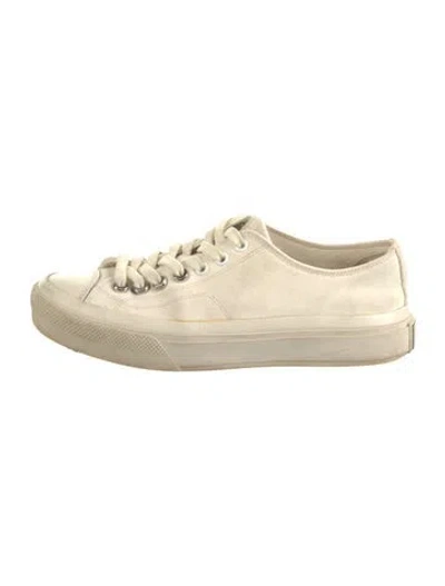 Pre-owned Givenchy Canvas Sneakers In Neutral