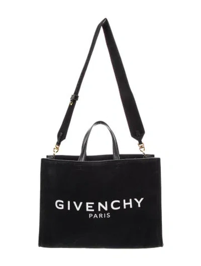 Pre-owned Givenchy Canvas Tote In Black