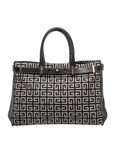 Pre-owned Givenchy Canvas Tote In Grey