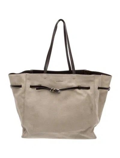 Pre-owned Givenchy Canvas Tote In Neutrals