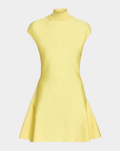 GIVENCHY CAP-SLEEVE FIT-AND-FLARE MINI DRESS