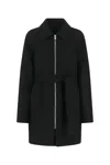 Givenchy High-low Wool Peacoat In 002