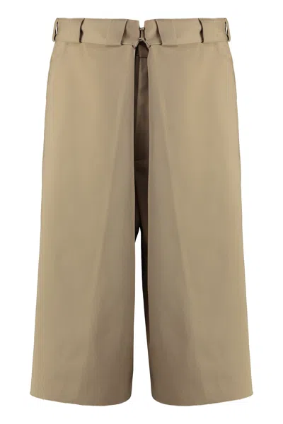 Givenchy Cappuccino Polyester Blend Bermuda Shorts In Neutral