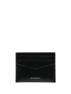 Givenchy Logo Glossed Leather Card Holder