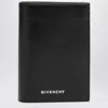 Givenchy Card Holder Black Leather Classique 4g Men In Black