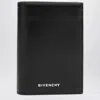 Givenchy Card Holder Black Leather Classique 4g Men In Black