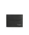 Givenchy Textured Black Wallet With Multiple Card Slots In Black