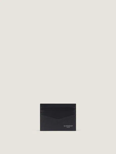 Givenchy Card Holder In Grained Leather In Multi