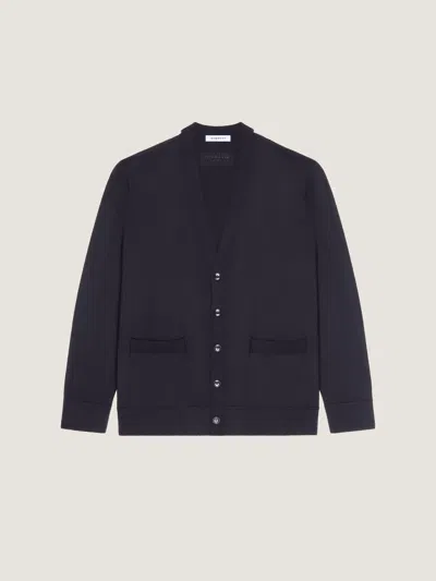 Givenchy Cardigan En Laine Avec Détails En Gros Grain In Multi