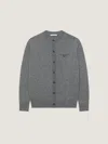 Givenchy Cardigan In Wool And Cashmere In Black