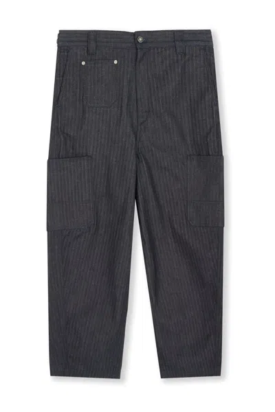 Givenchy Cargo Couture Seam Pant In Gray